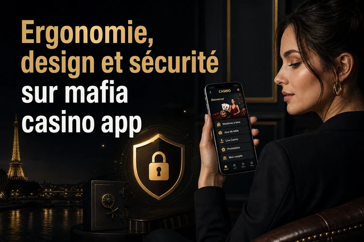 Ergonomie, design et sécurité sur mafia casino app