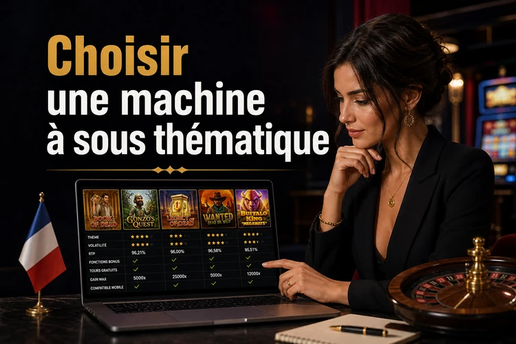 Comment choisir une machine à sous thématique
