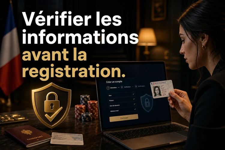 Vérifier les informations avant la mafiacasino registration